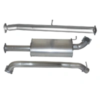 Stainless Steel Exhaust Kit - w/ Muffler (Ranger/Mazda BT50 16)