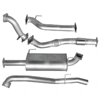 Stainless Steel Exhaust Kit - w/ Muffler (Colorado/D-Max)
