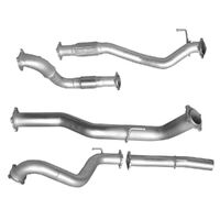 Stainless Steel Exhaust Kit - No Muffler (Landcruiser 100 Series)
