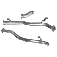 Stainless Steel Exhaust Kit - No Muffler (Landcruiser 76 Series)