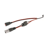 Pkt 1 XLR 3 Pin Metal Connectr w/ 40cm Lead T/S Battery Charger