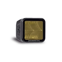 Bright LED Cube Light - 20W, Amber, Flood