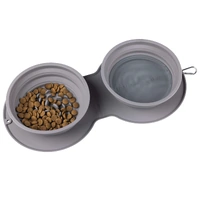 The Double Dog Diner Collapsible Dual Feeder