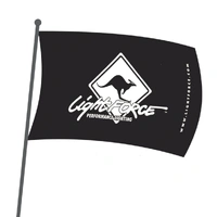 Lightforce Flag Road Sign - 900x1840mm