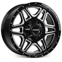 Maverick Gloss Black Milled Wheels -16x8 Offset 0 PCD 5x150