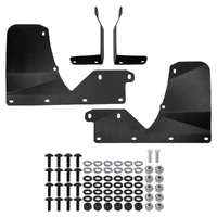 Superior Premium Mudflap Kit Rear Suitable For Ford Ranger PY Ute 06/2022 on 4 inch Lift and 35 inch Tyres with Flares