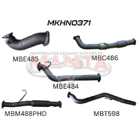 Exhaust Full System with Cat & with Hotdog (Colorado RC 08-10)