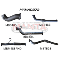 Exhaust Full System without Cat & with Hotdog (Colorado RC 08-10)