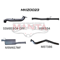 Turbo Back without Cat & with Muffler (D-Max 20+)