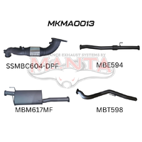 Turbo Back with Cat & Muffler (BT-50 20+)