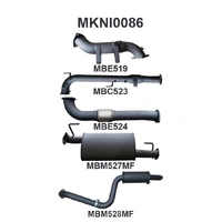 SPANISH Exhaust System with Cat (Pathfinder R51 05-12)