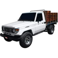 Single 2.5in Extractors Back Aluminised Steel - Quiet (Landcruiser FZJ75/FZJ78 90-00)