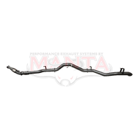 4in Single Turbo Back With Cat (Landcruiser VDJ79 V8 4.5L TD, Dual Cab Ute 12-16, (Without DPF))