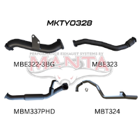 3in Turbo Back with Hotdog (Landcruiser HZJ105 90-00)