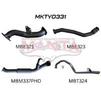 3in Turbo Back with Hotdog (Landcruiser HZJ105 90-00)