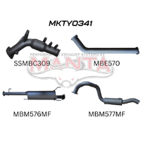 Turbo Back with Cat (Hilux GUN125R 15+)