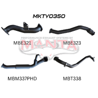 3in Turbo Back With Hotdog To Suit CT26 Turbo (Landcruiser HZJ80)