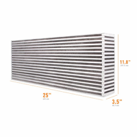 Universal Air-To-Air Race Intercooler Core - 635m X 299.7mm X 88.9mm