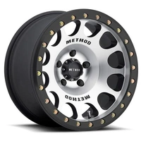 MR105 Beadlock 17x9 6x139.7 -38 Machined - Matte Black Ring