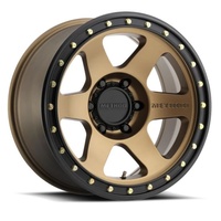 MR310 Con6 17x8.5 5x150 0 Method Bronze - Matte Black Lip