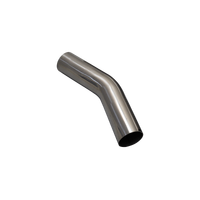 30 degree 3in Stainless Steel Mandrel Bend 1.5D 6in Leg - Polished