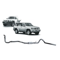 Extreme Duty 3in Turbo Back Exhaust w/Cat + Resonator (Patrol GU ZD30DD-Ti)
