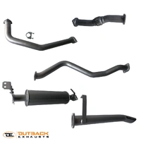 2.5" 409 Stainless Steel Exhaust System (Landcruiser 60 Series 88-91)