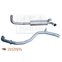 2.5" 409 Stainless Steel Exhaust System - Manifold Pipe Back (Landcruiser 80 Series 90-98)