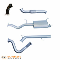 3" 409 Grade Stainless Exhaust System W/ Resonator (LandCruiser 100 Series 4.2L 6CYL TD) 