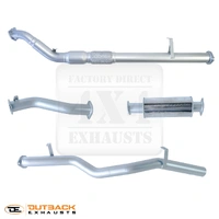 3" 409 Stainless Steel Exhaust System (Landcruiser 79 Series 12-16)