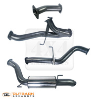 Twin 3-Single 3.5" 409 Stainless Exhaust system (LandCruiser 200 Series 2015+)