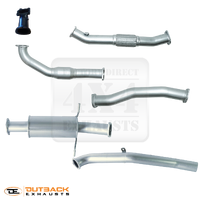 3" 409 Stainless Steel Exhaust System (Navara D22 97-05)
