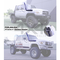 4in Stainless Snorkel - Powdercoated Finish (Landcruiser 70 Series)