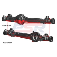 Front Diff Brace and Center Guard Set - Complete Weld On System (Landcruiser 80/105)