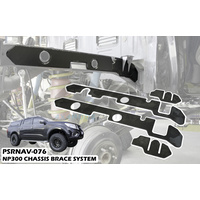 Dual Cab Coil Rear Weld On Chassis Brace Kit - 4 Plates (Navara NP300)