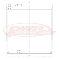 55mm Radiator (Hilux 88)