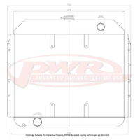 55mm Radiator w/ 16" SPAL Fan Mounts (F100 52-56)