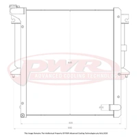 42mm Closemesh Radiator - 90 Deg Lower Outlet (Triton ML-MN 2.5L/3.5L 08-15)