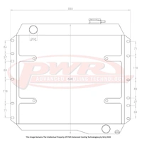 55mm Radiator w/ 16" SPAL Fan Mounts (LC 45 Series 82)