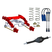 Superior Bolt in Coil Conversion VSB14 Approved 2 Inch (50mm) Lift Kit with Track Corrected Chromoly Diamond Diff Housing w/2.5 Remote Reservoir Shock