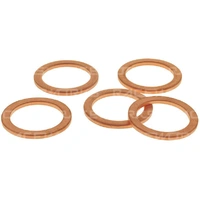 Copper Washer Kit 10 of each Size 8mm to 16mm