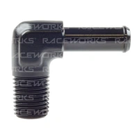 Male NPT to Barb 90 Degree