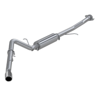 3" Cat Back, Single Side (Cadillac/Escalade 07-10) - Aluminized Steel - T304 Stainless Steel Tip