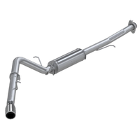 3" Cat Back, Single Side (Suburban/Yukon 07-08) - Aluminized Steel - T304 Stainless Steel Tip