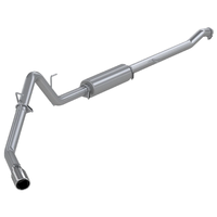 3" Cat Back, Single Side (Ram Dakota 05-07) - Aluminized Steel - T304 Stainless Steel Tip