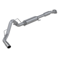 3.5" Cat Back, Single (F-150 Raptor 11-14) - Aluminized Steel - T304 Stainless Steel Tip