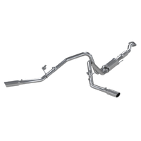 2.5" Cat Back, Dual Side (F-150 11-14) - Aluminized Steel - T304 Stainless Steel Tip