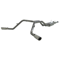 2.5" Cat Back, Dual Side (Tundra 07-09) - T409 Stainless Steel - T304 Stainless Steel Tip