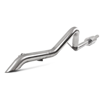 2.5" Off-Road Tail Pipe, Muffler before Axle (Wrangler 07-11)