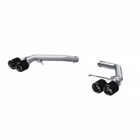 2.5" Axle-Back, Dual Rear Exit (SQ5 14-17) - T304 Stainless Steel - CF T304 Stainless Steel Tip